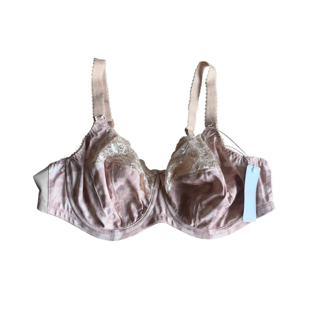 Elomi Morgan Full Figure Underwire Banded Bra NEW 38DD Toasted Almond